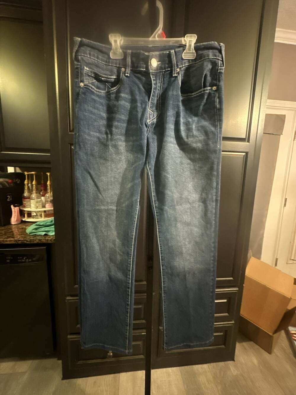 True Religion Ricky Relaxed Straight Jeans Size 32
#1070